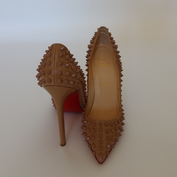 Christian Louboutin Pigalle Spikes Patent Leather 120MM - Picture 2 of 4